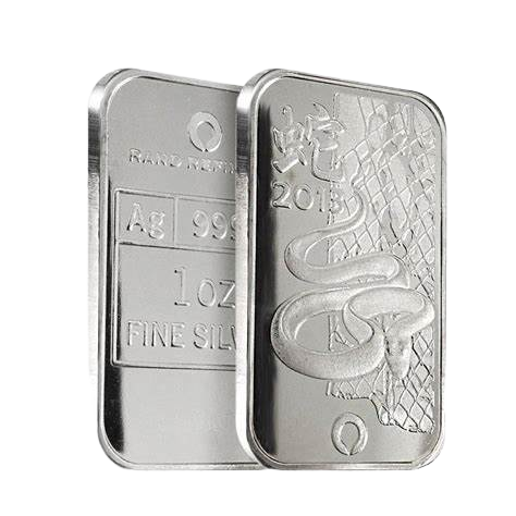 2013 Snake Rand Refinery 1 Troy oz .999 Fine Silver Bar