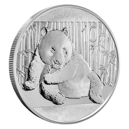 2015 China 1 Troy Oz Silver Chinese 10 Yuan Panda Coin