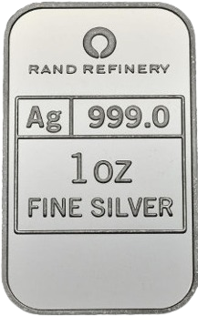 1 oz Rand Lunar Snake Silver Bar