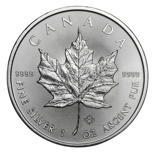 2015 Canadian $ 5 Dollars Maple Leaf 1 oz .9999 Silver Coin