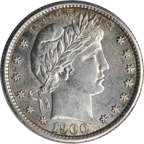 1900 Quarter Dollar Coin